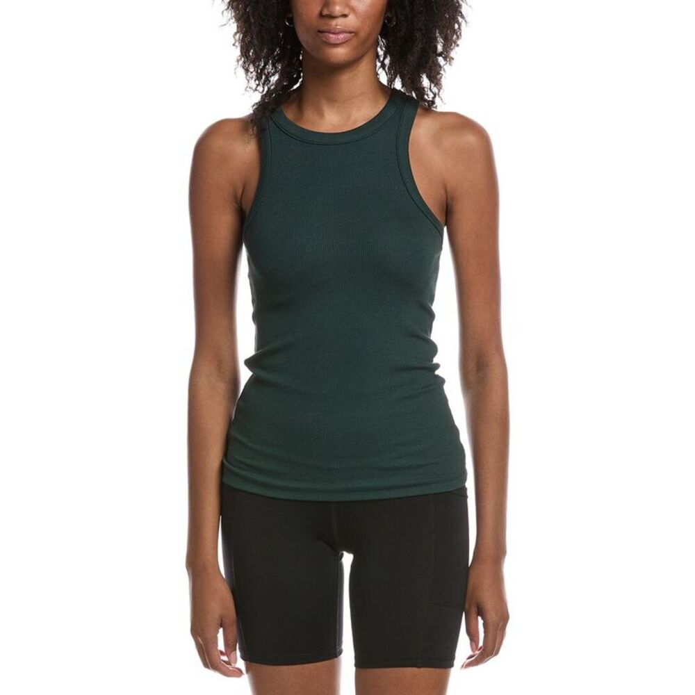 Splits59 Womens  Kiki Rib Tank Top, Green
